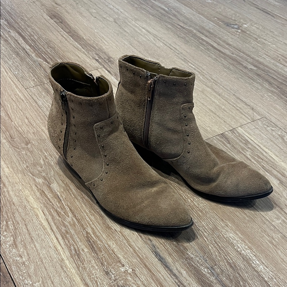 Marc Fisher Women's Suede Ankle Boots - Brown